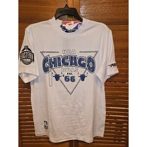 Pro Standard Chicago Bulls Mens Graphic Tee White Size Small